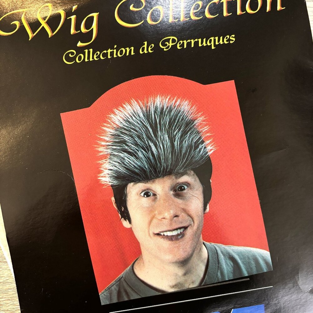 80’s Punk Spike Wig Male Hard Rock NWT NOS